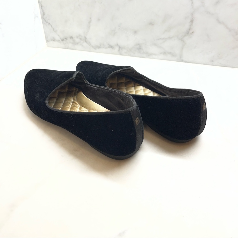 Birdies the Heron Classic Black Women's Velvet Flats size 8 - Picture 5 of 7